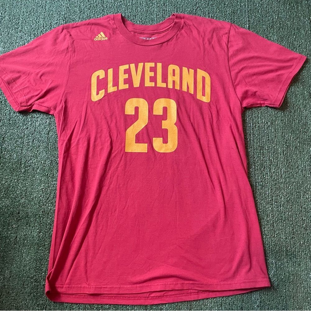 Adidas Tee-Shirt Cleveland Cavaliers NBA #23 Lebron James Men’s Large